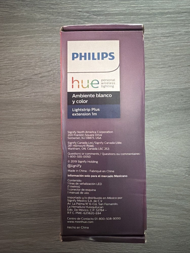 Philips Hue 40 In. Plug-In LED Bluetooth Lightstrip Plus Extension - 555326