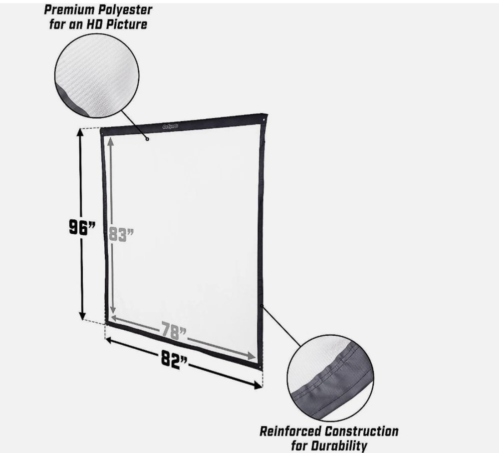 GoSports 7ft Golf Simulator Impact Screen