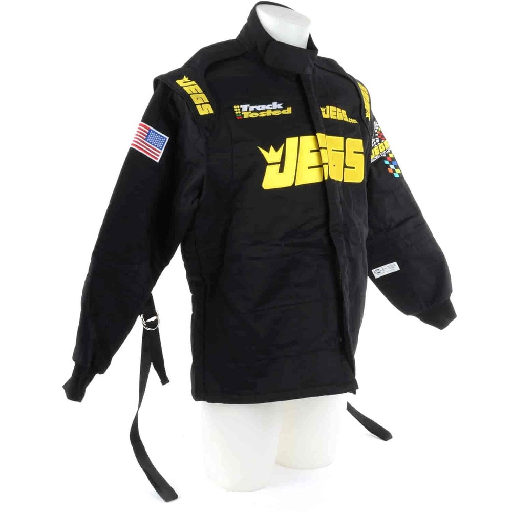 JEGS 6001 Black Triple Layer Jacket Medium