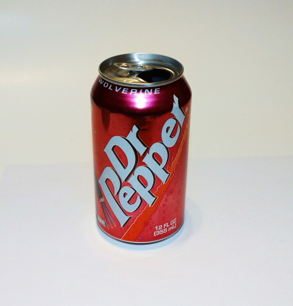 X Men Dr Pepper Soda Can Wolverine 2003 EMPTY