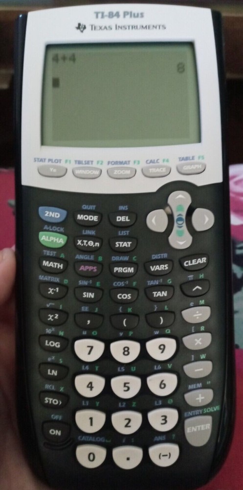 Texas Instruments TI-84 Plus Graphing Calculator, Black-Pre Owned