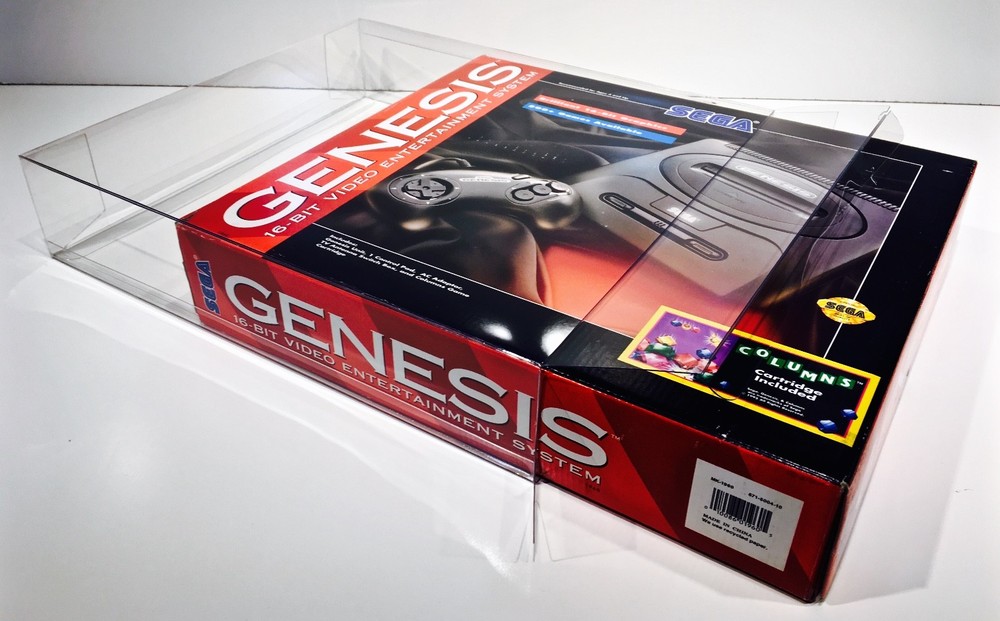 1 Console Box Protector For SOME.. NOT ALL! SEGA GENESIS Model 2 (CHECK SIZE!)