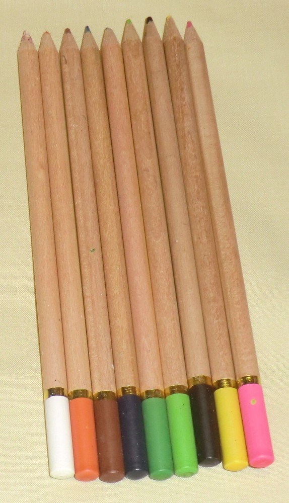 colouring crayons