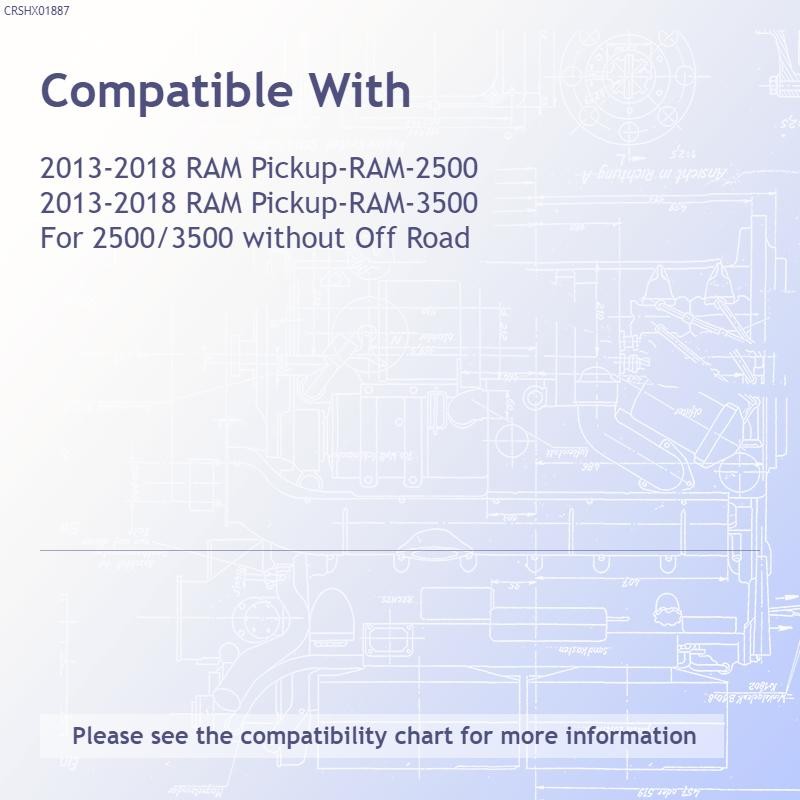 Replacement Plastic Front Lower Bumper Valance (See compatibility Chart)