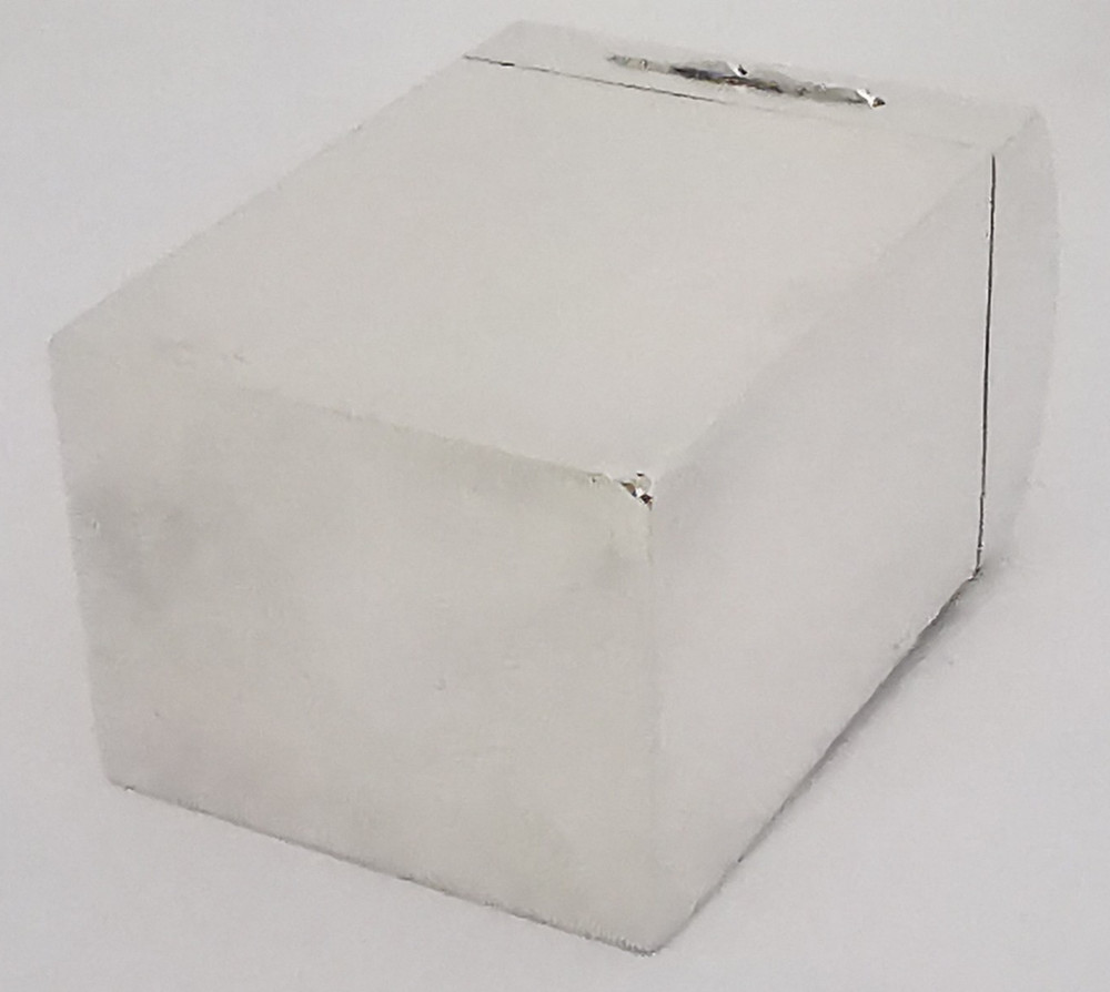 Fine Antique Solid Silver Playing Cards Box - Chester 1908