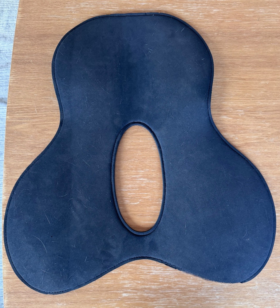Tad Coffin Leather Wither Relief Half Pad - Medium Thickness - Excellent!
