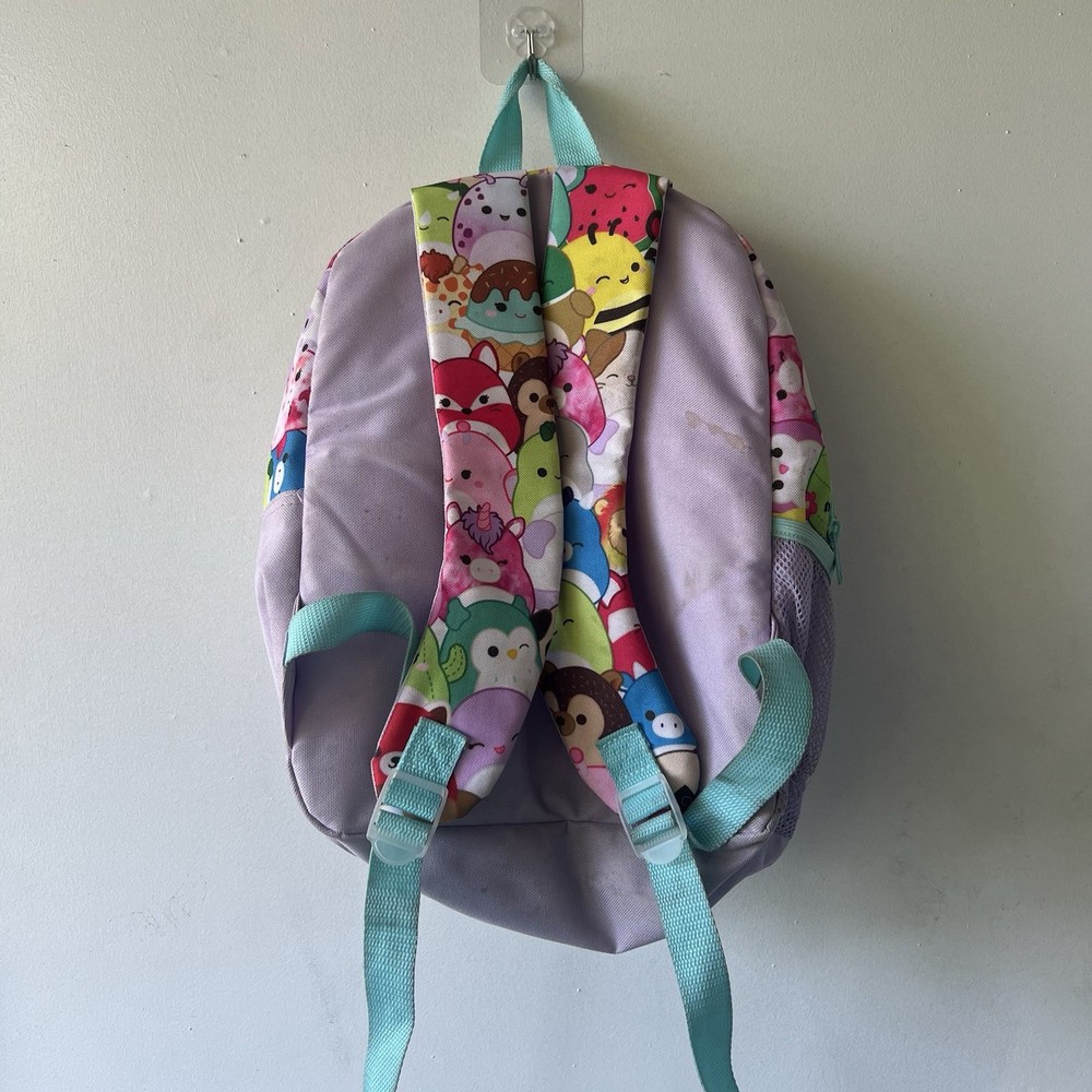 Squishmallow- Kid’s 14” Backpack Lavender and Blue