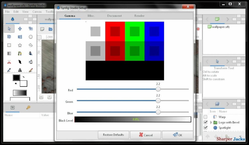 Synfig Studio Professional 2D Animation Software 2026 For Windows & Mac OS USB