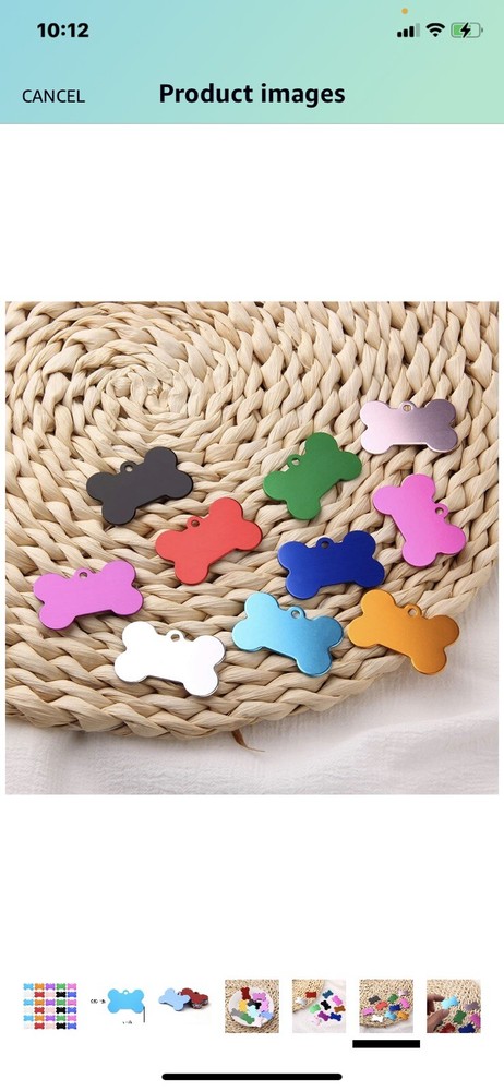 Custom ENGRAVED PET TAG Personalized dog/cat IDENTIFICATION Tag.