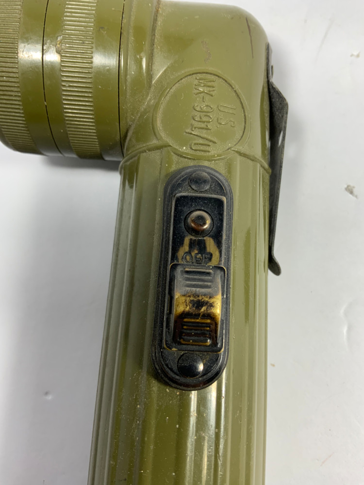 US Army MX-991/U Angled Flashlight "Tested Working" #GT1