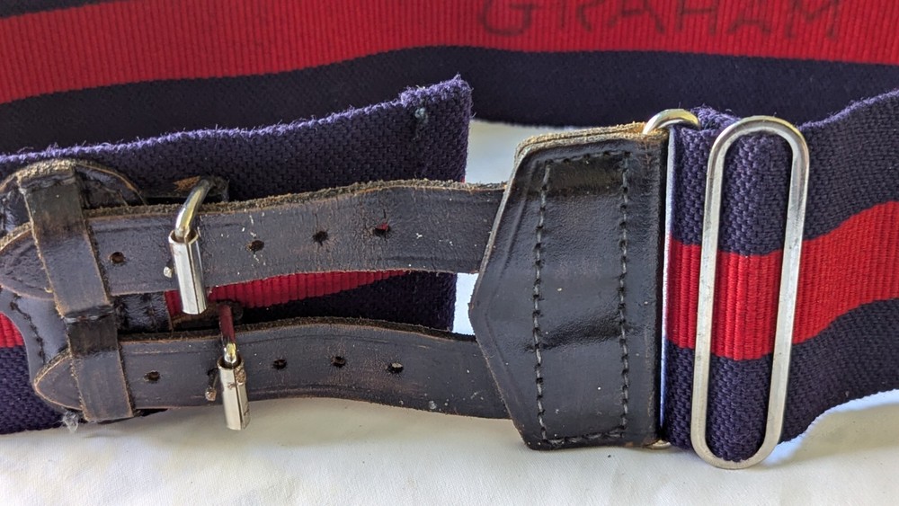 Original British Army Grenadier Guards Stable Belt Size Medium