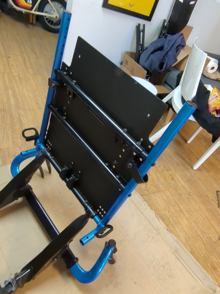 Quickie Access Manual Wheelchair Frame Blue