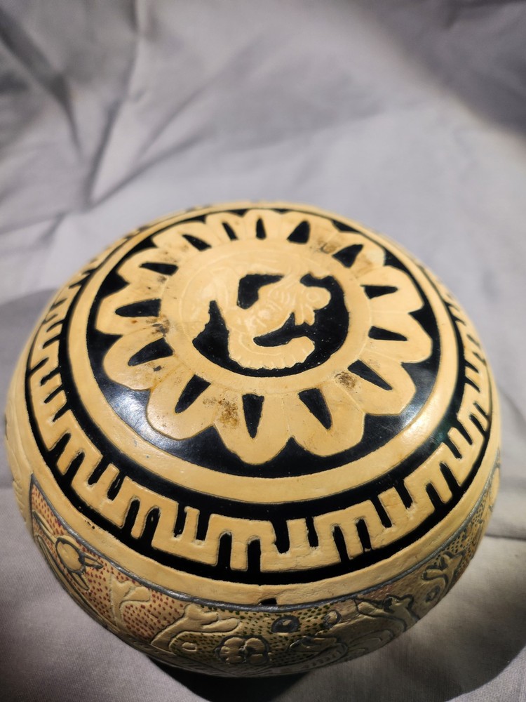 Beautiful hand painted Gourd