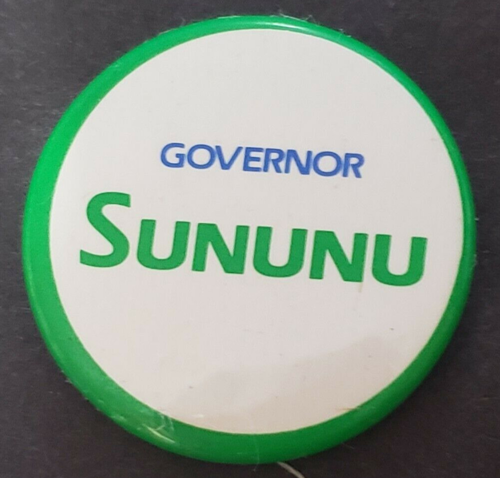 Sununu Governor Vintage 1.5" Pinback Button
