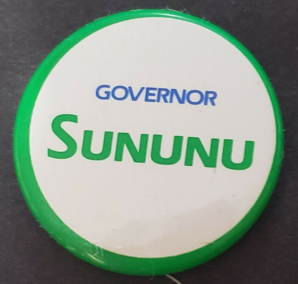 Sununu Governor Vintage 1.5" Pinback Button
