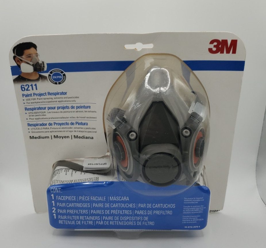 3M Paint Projector Respirator 6211 Medium  (H4)