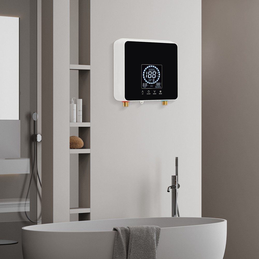 WATER HEATER, INSTANT ELECTRIC WATER HEATER, WATER HEATER WITH LED DISPLAY