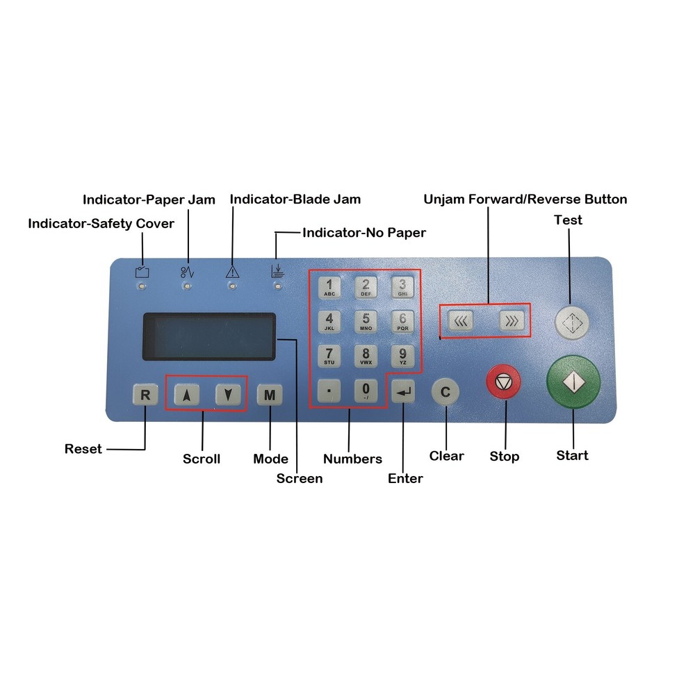 13'' Digital Electric Indentation Machine 110V Creasing and Perforating Machine