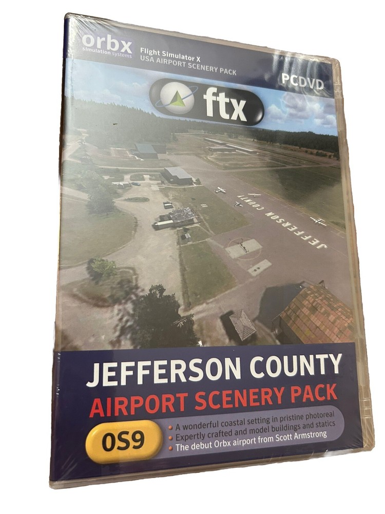Orbx FTX : Jefferson County, New Sealed PCDVD - Flight Simulator X