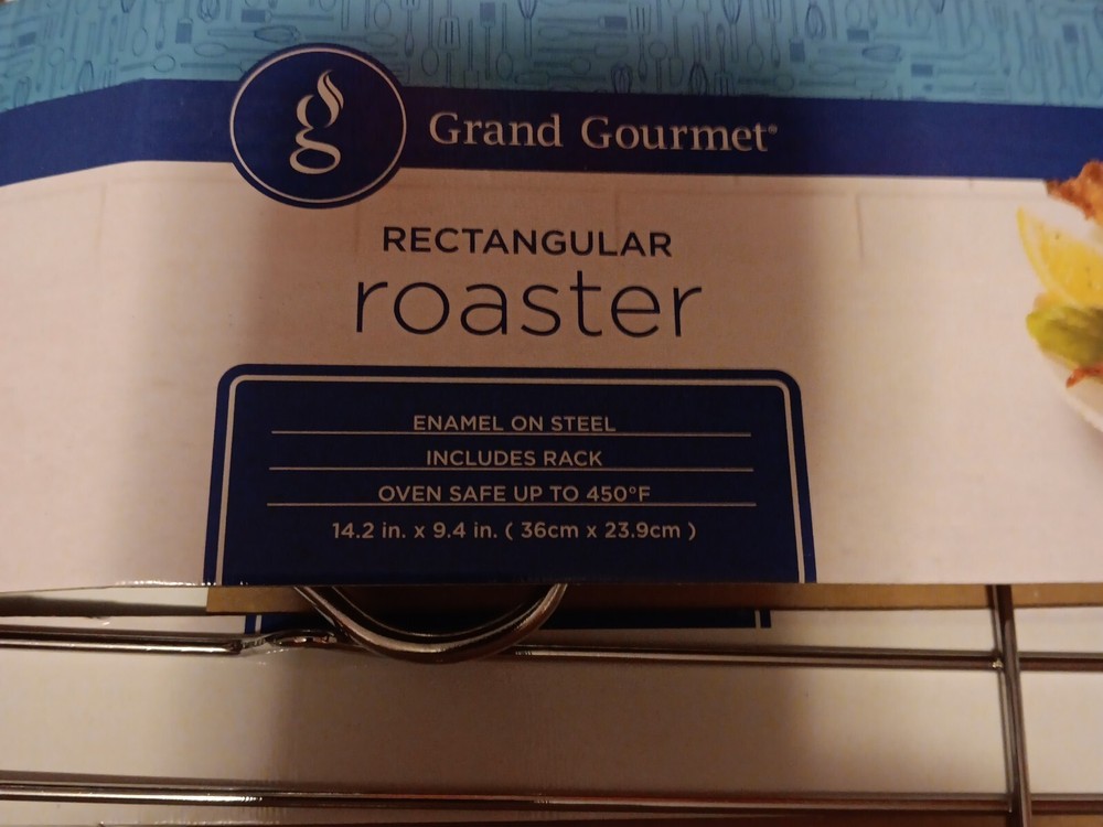 Grand Gourmet Rectangular roaster 14.2 x 9.4