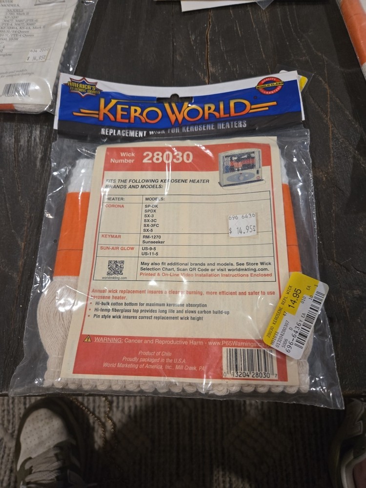 Kero World Replacement Wick #28030