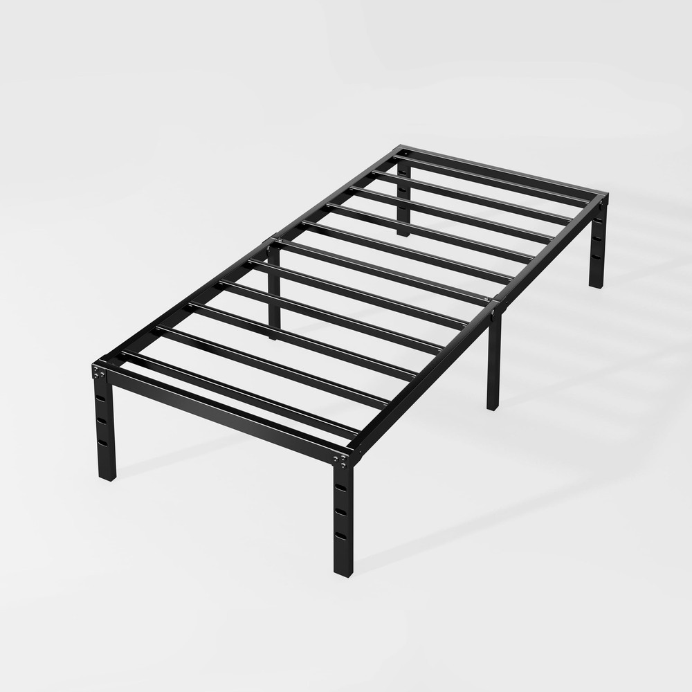Metal Platform Bed Frame 18 Inch Tall,No Box Spring Needed,Twin Size Bed with...