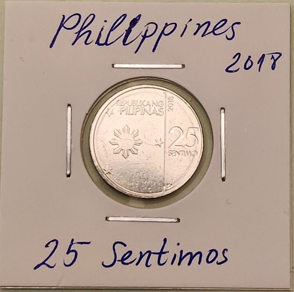 Philippines coin, 25 Cent, 2018