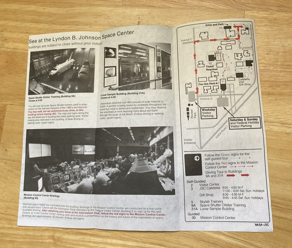NASA LBJ Space Center Visitor Program