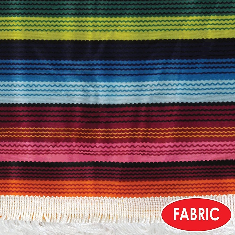 Beistle Serape One Size Fits Most, Multicolor