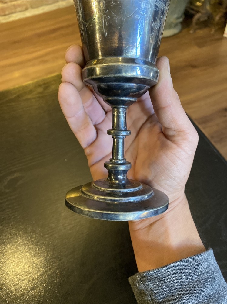 Antique Reed & Barton Silver Plated Goblet Cup, 404