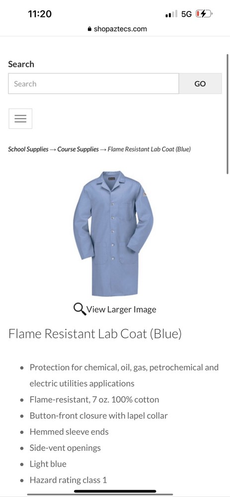 lab coat men