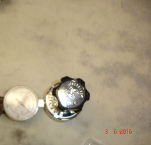 Used Matheson station regulator 3473 with 60 # Gauge