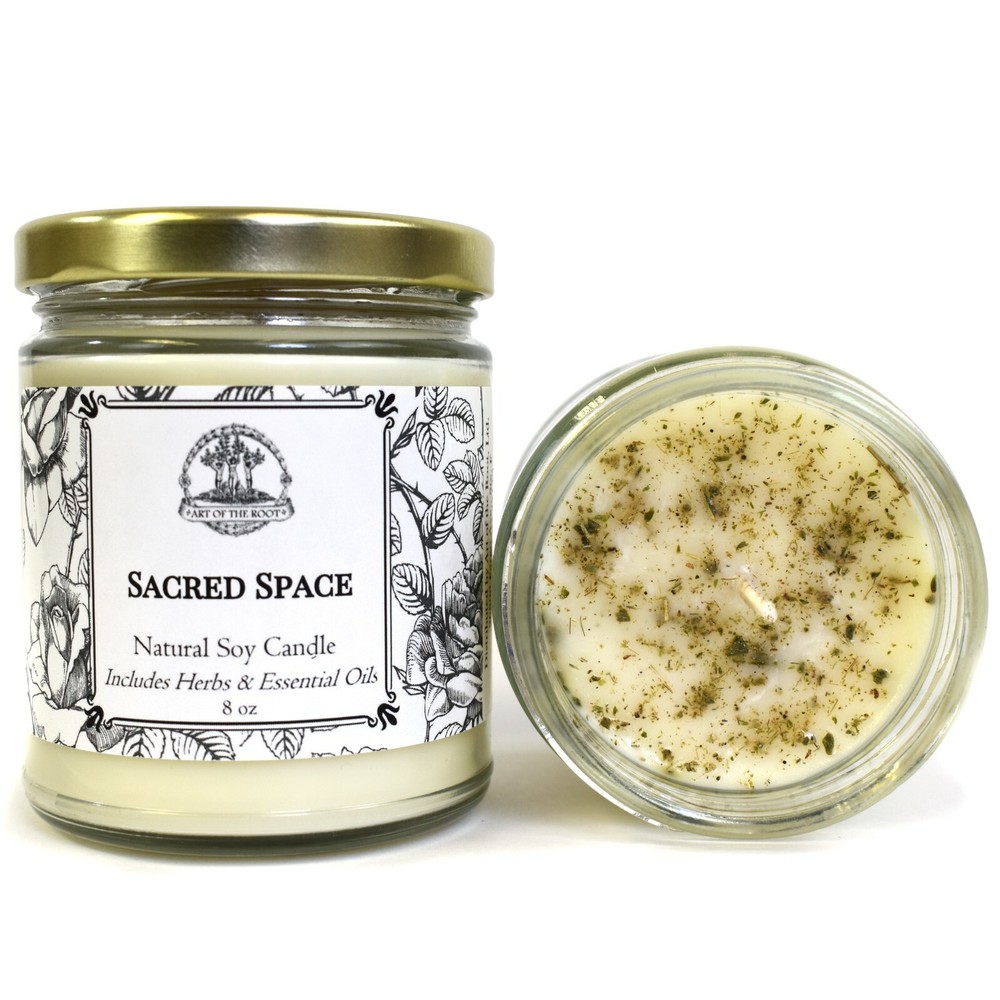 Sacred Space Soy Spell Candle Negativity Cleansing Peace Harmony & Tranquility