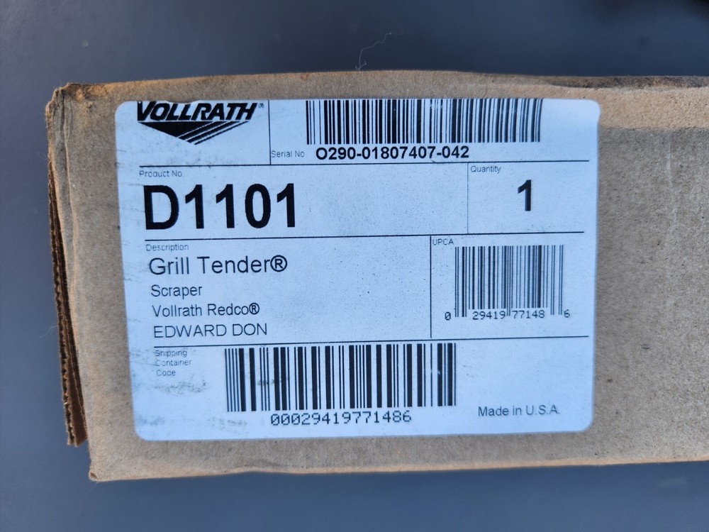 Vollrath D1101, Grill Tender Scraper