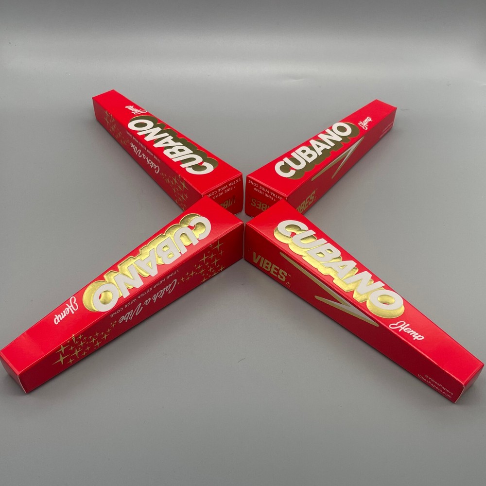 Vibes Cubano Cones-Hemp-4pk