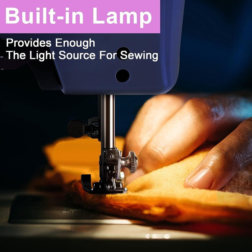Portable Electric Sewing Machine Crafting Mending Machine 12 Built-In Stitches