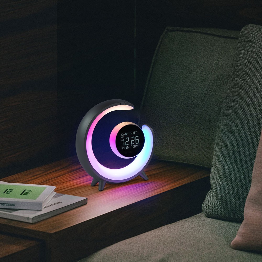 USB LED Desk Home Office Bedside Night Light Reading Lamp,Round,Touch Control