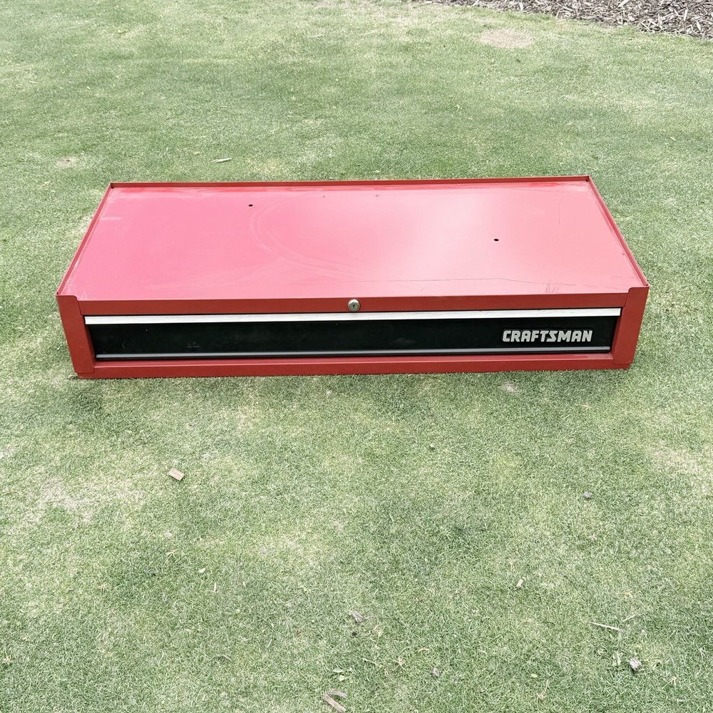 Craftsman 1 Single Drawer Mid Intermediate Middle Riser Tool Box Chest Red