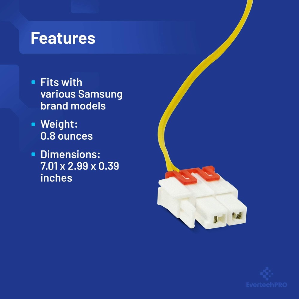 EvertechPRO DA32-10105T Temperature Sensor for Samsung Refrigerator 1515200