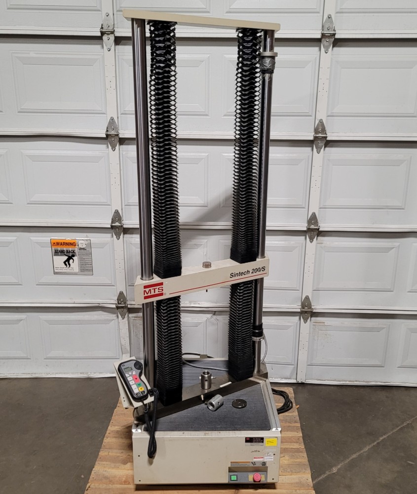 MTS SINTECH 200/S Tension Compression Material Testing Machine System 60ipm, 5kN