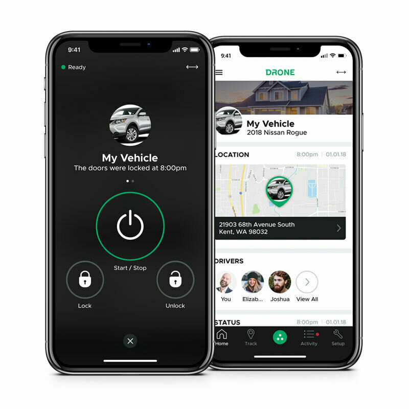 Compustar CSX4900S LED 2-Way & Drone LTE smartphone control REMOTE START