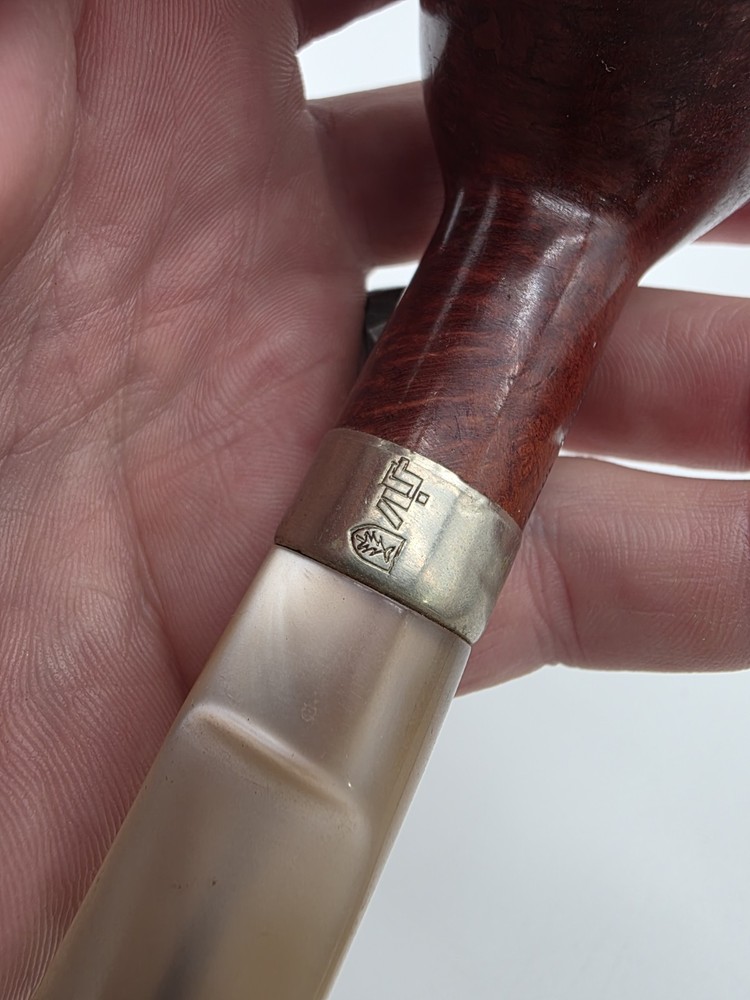 Vintage England Estate Pipe With Hallmarks