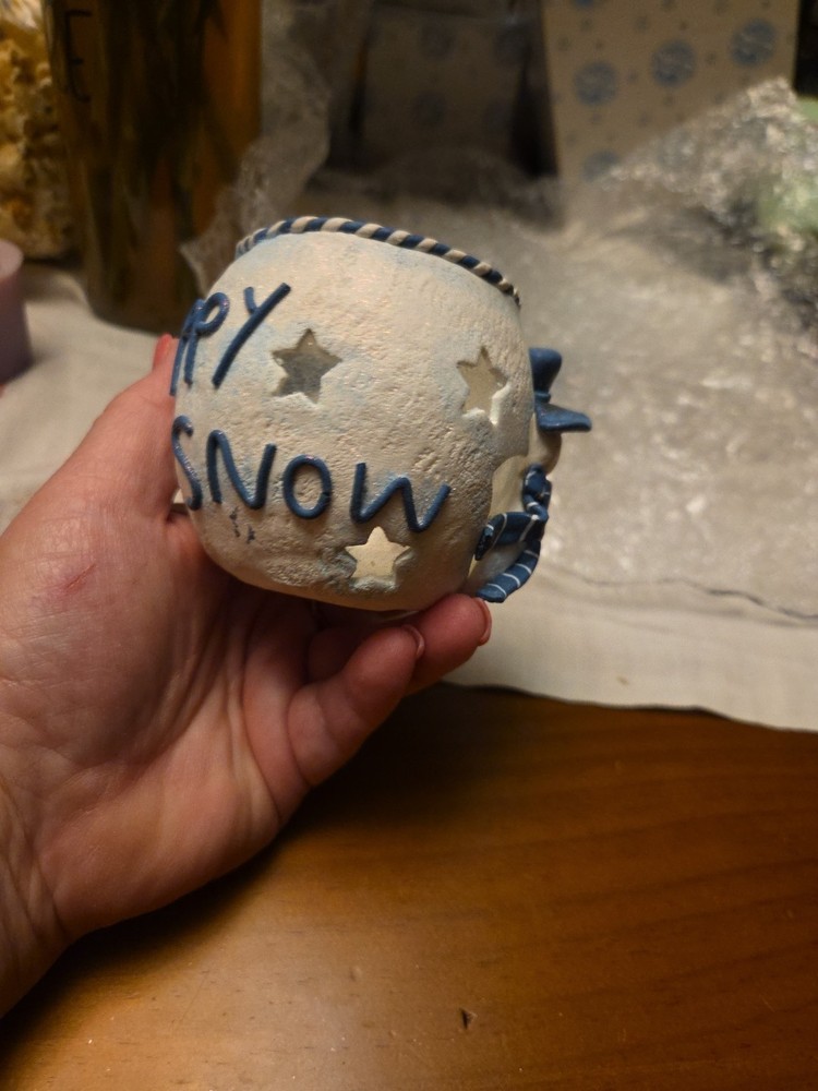 Encore Snow Buddies Votive Holder