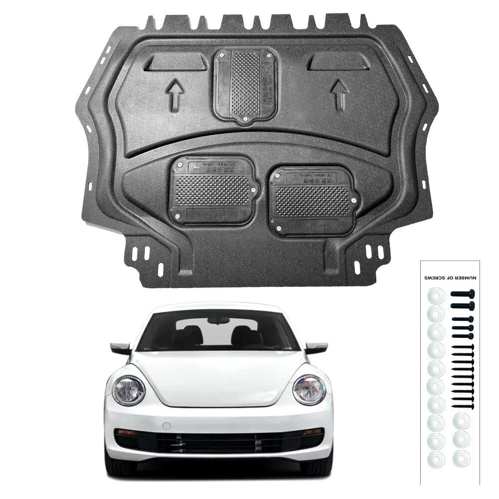 For VW Beetle 2013-2018 Under Engine Splash Guards Front Engine Mud Flaps