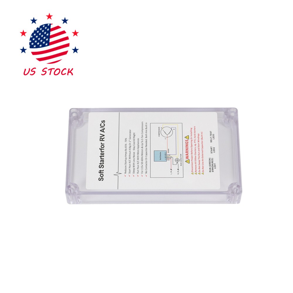 A/C Soft Starter Smart Control Kit Enables Easy Start an A/C & Appliances on RV