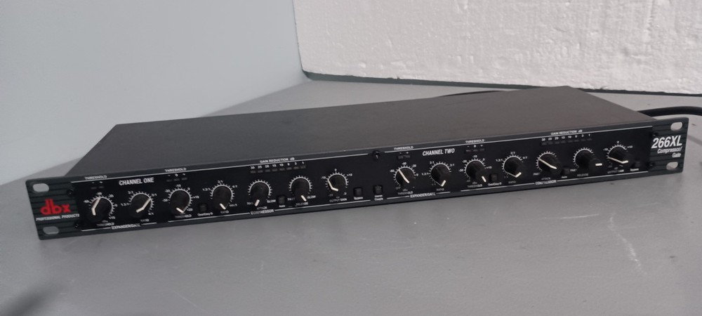 DBX 266XL Stereo Compressor/Gate Limiter 2-Channel Dynamics Processor