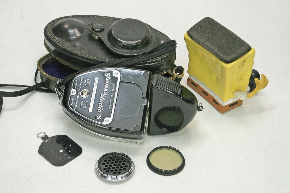 Sekonic Studio Exposure Meter Model S Case Slides Dome