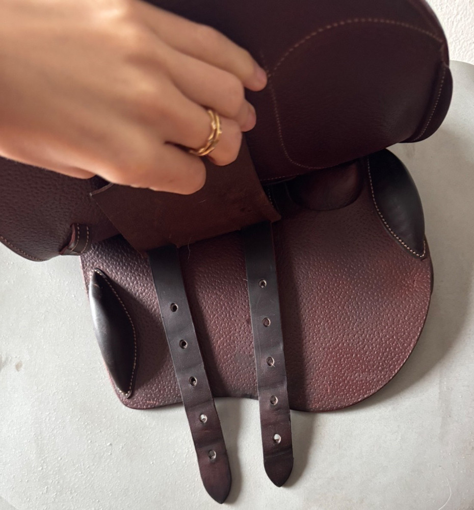 15.5" Devoucoux Biarritz K Child / Pony Saddle - 00 Flaps - MINT!