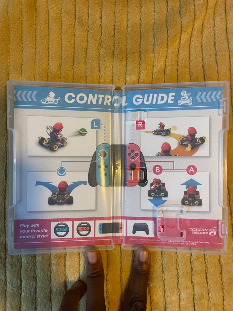 Mario Kart 8 Deluxe Original Box Case Replacement Nintendo Switch