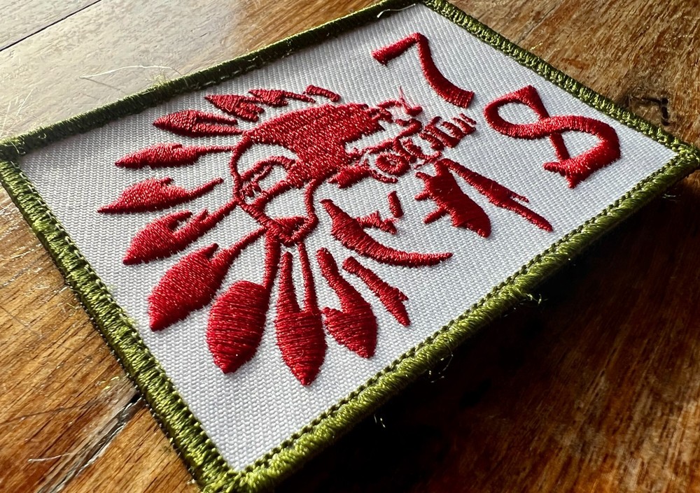 One7Six "Comanche Quads" Red/OD Green Variant Patch